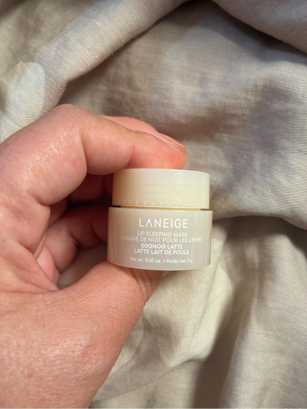 5/$50 Laneige Lip Sleeping Mask – eggnog 3g new no box LIMITED EDITION